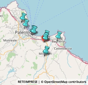 Mappa Via Cefalù, 90039 Villabate PA, Italia (5.59667)