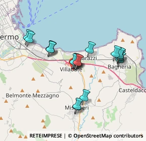 Mappa VIa Siracusa, 90039 Villabate PA, Italia (3.52947)