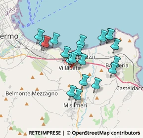 Mappa VIa Siracusa, 90039 Villabate PA, Italia (3.4465)