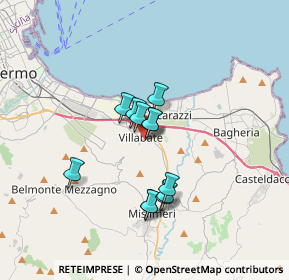 Mappa VIa Siracusa, 90039 Villabate PA, Italia (2.80167)