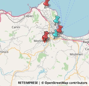 Mappa Via Aquino, 90046 Palermo PA, Italia (5.47833)