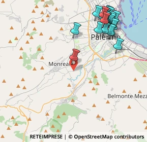 Mappa Via Aquino, 90046 Palermo PA, Italia (5.79)