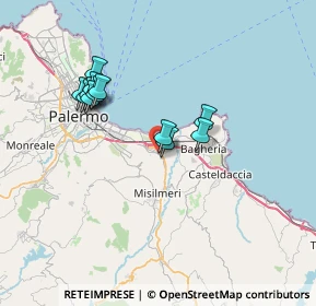 Mappa Via del Progresso, 90039 Villabate PA, Italia (7.00333)