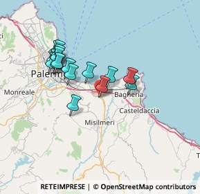 Mappa Via del Progresso, 90039 Villabate PA, Italia (7.08176)