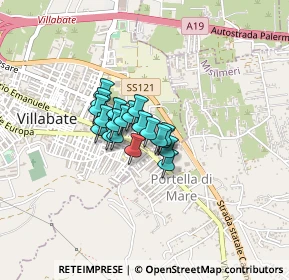 Mappa Via del Progresso, 90039 Villabate PA, Italia (0.242)