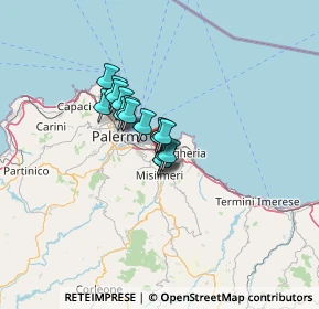 Mappa Via del Progresso, 90039 Villabate PA, Italia (7.85688)