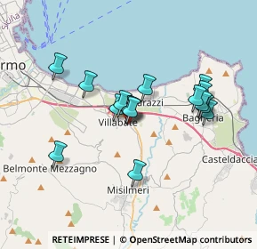 Mappa Via del Progresso, 90039 Villabate PA, Italia (3.27063)