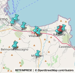 Mappa Via del Progresso, 90039 Villabate PA, Italia (4.57714)