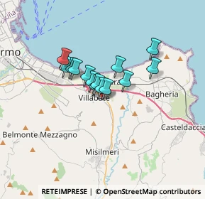 Mappa Via del Progresso, 90039 Villabate PA, Italia (2.36143)