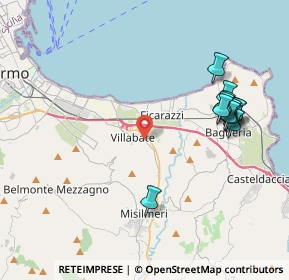Mappa Via del Progresso, 90039 Villabate PA, Italia (4.88583)