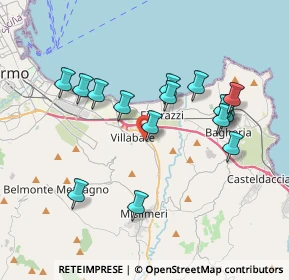 Mappa Via del Progresso, 90039 Villabate PA, Italia (3.99375)