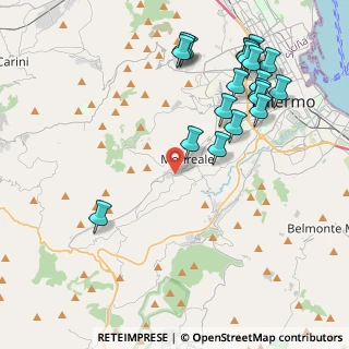 Mappa 90046 Monreale PA, Italia (5.3695)