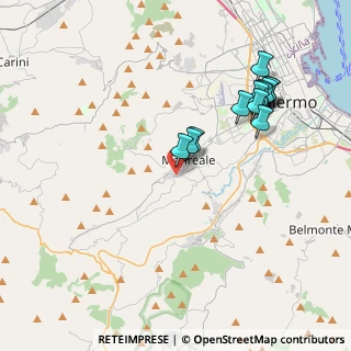 Mappa 90046 Monreale PA, Italia (4.38077)
