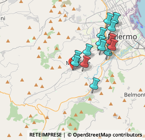 Mappa 90046 Monreale PA, Italia (3.77429)