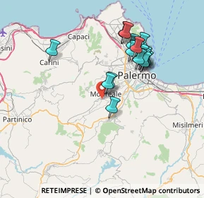 Mappa 90046 Monreale PA, Italia (7.565)