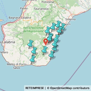 Mappa Via Vittorio Emanuele, 89030 Samo RC, Italia (10.97647)