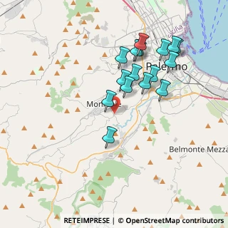 Mappa Via S Liberata, 90046 Monreale PA, Italia (3.97938)