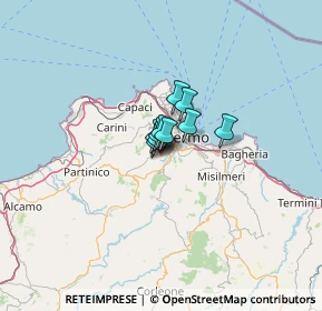 Mappa Via S Liberata, 90046 Monreale PA, Italia (13.18167)