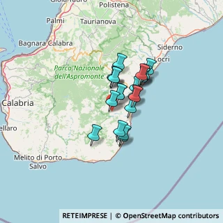 Mappa Via Laura Santa Maria dell'Unità N, 89030 Samo RC, Italia (9.4275)