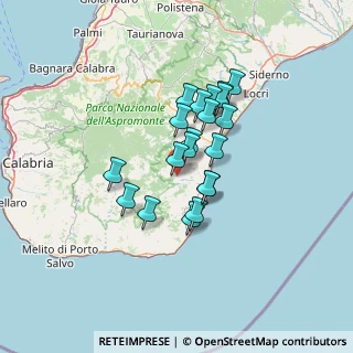 Mappa Via Laura Santa Maria dell'Unità N, 89030 Samo RC, Italia (11.0765)