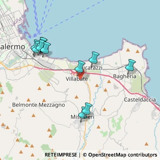 Mappa Via Catania, 90141 Villabate PA, Italia (4.85545)