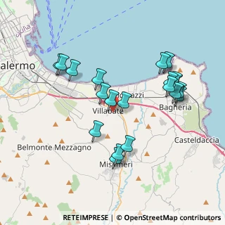 Mappa Via Catania, 90141 Villabate PA, Italia (4.1995)