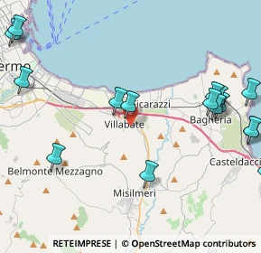 Mappa Via Catania, 90039 Villabate PA, Italia (6.22125)