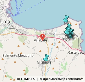 Mappa Via Catania, 90039 Villabate PA, Italia (5.1975)