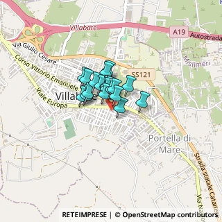 Mappa Via Catania, 90141 Villabate PA, Italia (0.226)