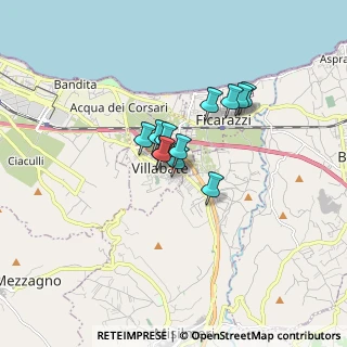 Mappa Via Catania, 90141 Villabate PA, Italia (1.12167)