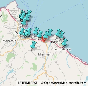Mappa Via Catania, 90039 Villabate PA, Italia (8.0365)