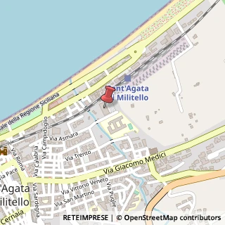 Mappa Via Asmara, 2, 98076 Sant'Agata di Militello, Messina (Sicilia)
