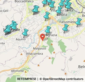 Mappa Via G. la Montagna, 90126 Palermo PA, Italia (3.172)