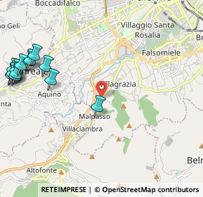 Mappa Via G. la Montagna, 90126 Palermo PA, Italia (3.36643)