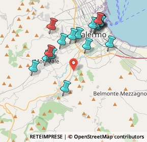 Mappa Via G. la Montagna, 90126 Palermo PA, Italia (4.3225)