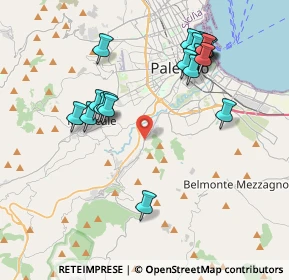 Mappa Via G. la Montagna, 90126 Palermo PA, Italia (4.563)