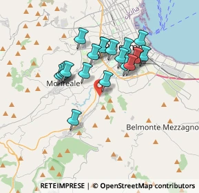 Mappa Via G. la Montagna, 90126 Palermo PA, Italia (3.346)