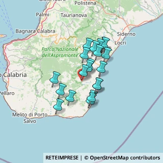 Mappa Via La Verde, 89030 Samo RC, Italia (11.3465)