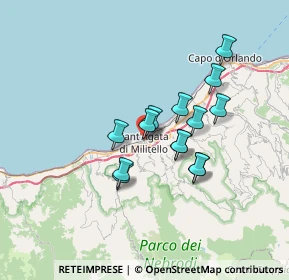 Mappa Scalinata Regno delle Due Sicilie, 98076 Sant'Agata di Militello ME, Italia (6.00429)