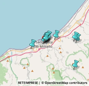 Mappa Scalinata Regno delle Due Sicilie, 98076 Sant'Agata di Militello ME, Italia (2.39545)