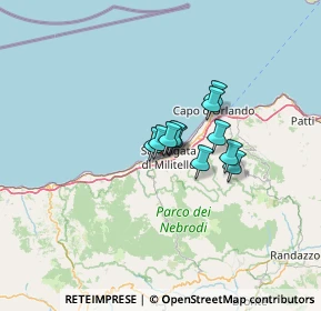 Mappa Viale Angelo Micalinzzi, 98076 Sant'Agata di Militello ME, Italia (7.87091)