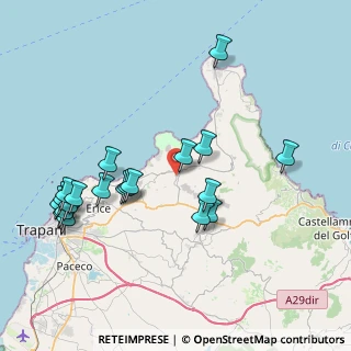 Mappa Via Asse dei Marmi, 91015 Custonaci TP, Italia (9.579)