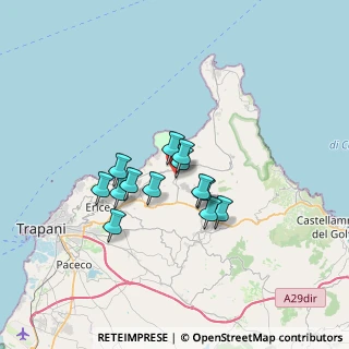 Mappa Via Asse dei Marmi, 91015 Custonaci TP, Italia (5.46462)