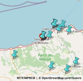 Mappa Via Calabria, 98076 Sant'Agata di Militello ME, Italia (16.26571)