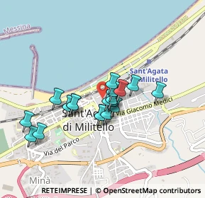 Mappa Via Calabria, 98076 Sant'Agata di Militello ME, Italia (0.38)