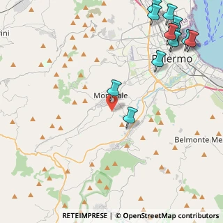 Mappa Via Esterna Valle Fiorita, 90046 Monreale PA, Italia (6.78571)