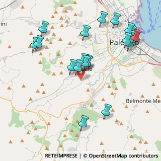 Mappa Via Esterna Valle Fiorita, 90046 Monreale PA, Italia (5.0255)
