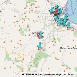 Mappa Via Esterna Valle Fiorita, 90046 Monreale PA, Italia (6.3535)