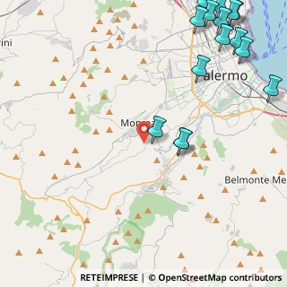 Mappa Via Esterna Valle Fiorita, 90046 Monreale PA, Italia (7.20667)