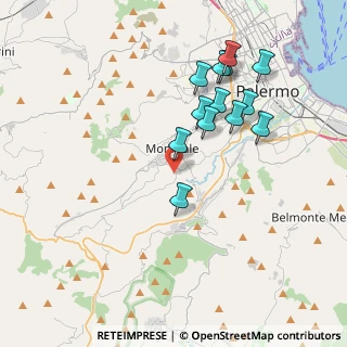 Mappa Via Esterna Valle Fiorita, 90046 Monreale PA, Italia (4.11231)